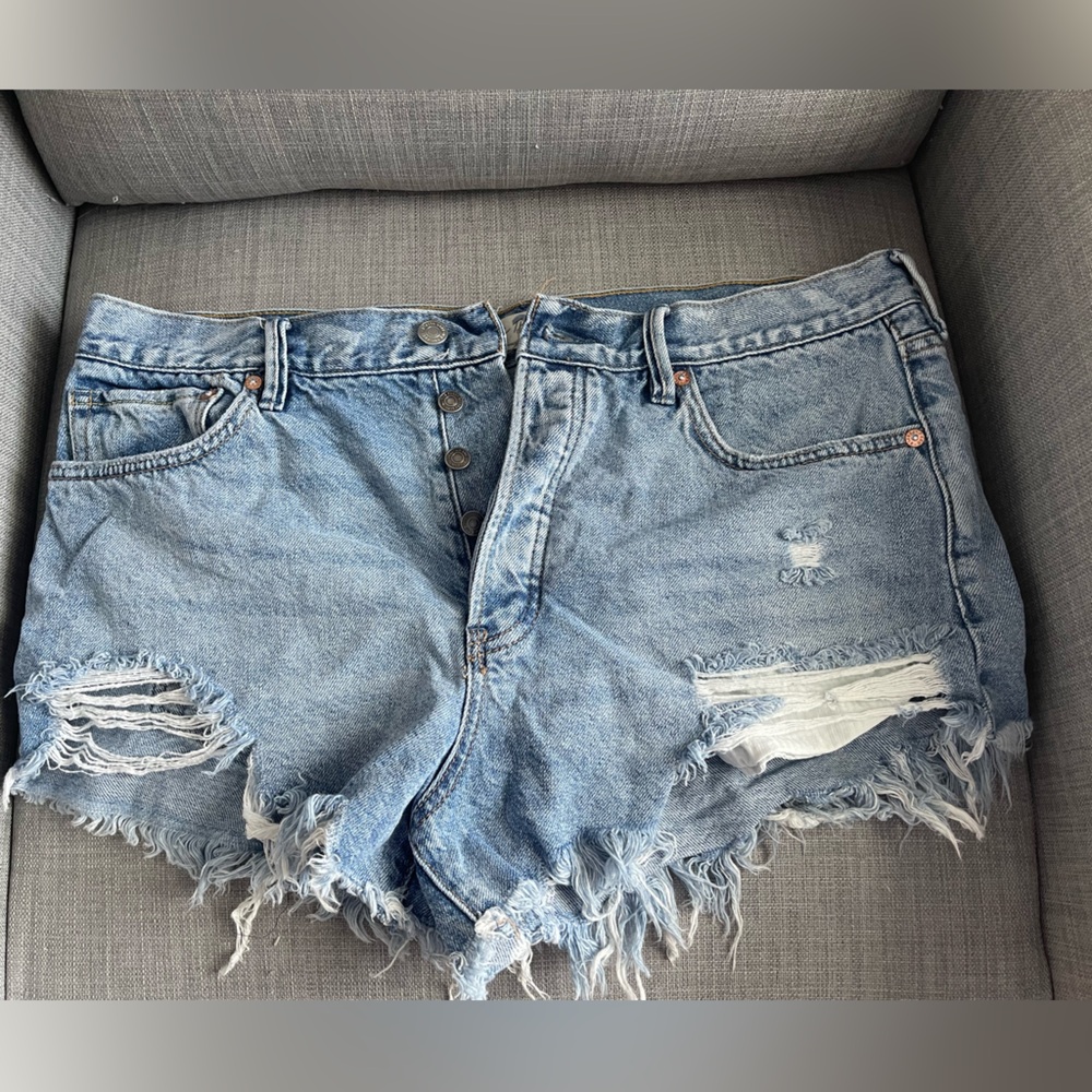 Free people Jean shorts size 30